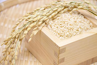 国内数か所の農家と契約している有機栽培米